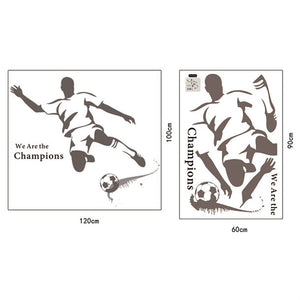 ウォールステッカー サッカー選手 壁シール シュート チャンピオン フットサル【Football Player】ウォールペーパー 壁紙 ウォールシール即納?