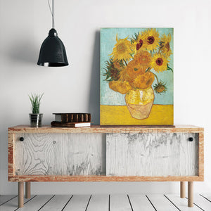 ゴッホ ひまわり  アートパネル 絵画 大きサイズ横50cm×縦70cm　インテリア　絵画 油絵 装飾 絵画 新築/開店/開業/結婚祝いプレゼント 贈り物 ギフト【newyear_d19】