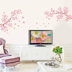 あす楽ウォールステッカー　桜　 壁シール花 ウォールシール インテリア　壁デコ　北欧風　超恋愛運が上がるウォールペーパー桜  DIY　剥がせる　卒業/入学/新年/サクラ/店舗