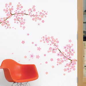 あす楽ウォールステッカー　桜　 壁シール花 ウォールシール インテリア　壁デコ　北欧風　超恋愛運が上がるウォールペーパー桜  DIY　剥がせる　卒業/入学/新年/サクラ/店舗