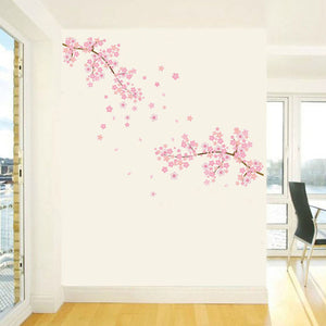 あす楽ウォールステッカー　桜　 壁シール花 ウォールシール インテリア　壁デコ　北欧風　超恋愛運が上がるウォールペーパー桜  DIY　剥がせる　卒業/入学/新年/サクラ/店舗