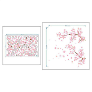 あす楽ウォールステッカー　桜　 壁シール花 ウォールシール インテリア　壁デコ　北欧風　超恋愛運が上がるウォールペーパー桜  DIY　剥がせる　卒業/入学/新年/サクラ/店舗