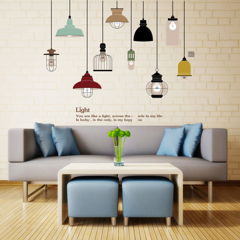 即納可！ウォールステッカー 装飾 ランプ 壁紙 剥がせる wall sticker 雑貨 ガラス 窓   バスルーム オシャレな壁紙シールウォールステッカー 英文 文字  壁紙 はがせる 名言　貼って剥がせる ウォールステッカー 賃貸OK！【inte_D05】
