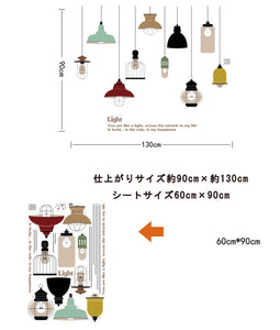 即納可！ウォールステッカー 装飾 ランプ 壁紙 剥がせる wall sticker 雑貨 ガラス 窓   バスルーム オシャレな壁紙シールウォールステッカー 英文 文字  壁紙 はがせる 名言　貼って剥がせる ウォールステッカー 賃貸OK！【inte_D05】
