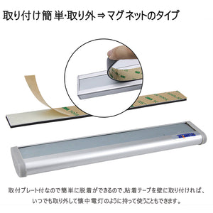 LED 人感 センサーライト 電池式　節電 省エネ 工事不要ランプ 　電球色　貼り付けタイプ　お蔵　地下室　 廊下 階段 台所の手元灯 ベッドの下 玄関 洗面所 車庫 物置 クローゼット　完璧に対応マグネット付き  室内室外　防災用ライト　インテリア