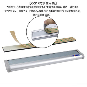 LED 人感 センサーライト 電池式 10 LEDランプ 貼り付け型 廊下 階段の上下 台所の手元灯 ベッドの下 玄関 洗面所 車庫 物置 クローゼットなど完璧に対応マグネット付き  室内室外防災用インテリア