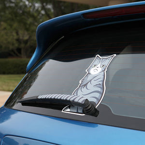 ２枚セット　チーズ猫　ウォールステッカー車シール ねこ ステッカーシール 　個性的ウォールステッカー カー用品 チーズスイートホーム 壁紙シール　リビング/子供部屋/窓ガラス/店内の飾り/トイレ/お風呂/冷蔵庫 抜群の耐久性!
