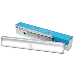 LED 人感 センサーライト 電池式 10 LEDランプ 貼り付け型 廊下 階段の上下 台所の手元灯 ベッドの下 玄関 洗面所 車庫 物置 クローゼットなど完璧に対応マグネット付き  室内室外防災用インテリア