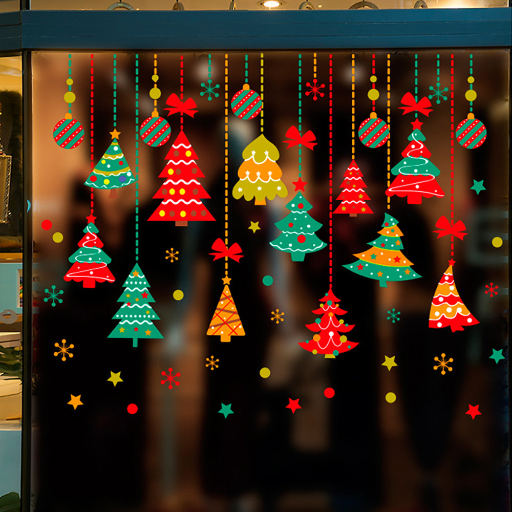 ウォールステッカー クリスマス サンタ 壁紙シール サンタクロース ステッカー 剥がせる壁紙 シール　DIYインテリアステッカー　店舗　窓ガラス　パーティー 飾り用品　雰囲気満点雰囲気満点おしゃれ メリークリスマス 装飾