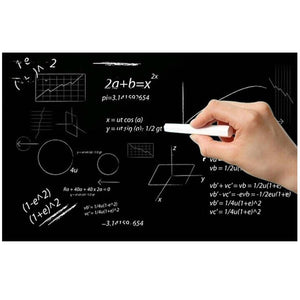 入園・入学【 ブラックボードシート】 壁が黒板に/張って超便利なシートタイプの黒板 BlackBoardチョーク付き ウォールステッカー お絵かき 子供部屋 会議室 オフィス メモ 店舗 掲示板 教室 文具 事務用品 黒板シート貼ってはがせるシールで賃貸住宅ＯＫ！