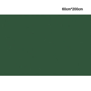 ウォールステッカー ブラックボードシート緑ボートシート 壁に貼って剥がせる壁紙60cmx200cm　お絵かき 落書き　子供部屋 会議室 オフィス メモ用　チョーク付き ですぐあそべます。入園＆入学！