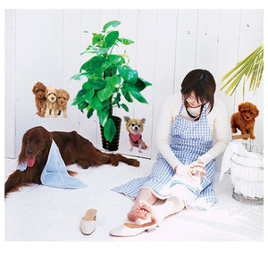 【ペットと緑で癒しを】 ウォールステッカー動物 犬 いぬ イヌ 花 フラワー 植物 動物貼ってはがせるシール式ウォールステッカーだまし絵　大きさサイズ170*180ｃｍ子供部屋　リビング　犬好きがたまらない　幼稚園　保育園　託児所　イベント会場　発表会