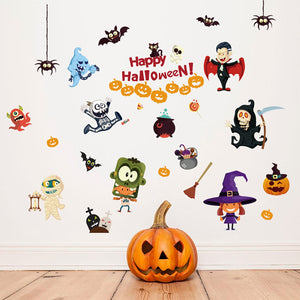 ハロウィン ウォールステッカー 壁 窓 壁紙 パーティー飾り付け/ 子供部屋/ かぼちゃ 巫女 ミイラ パーティー小物 壁紙/ お店/ はがせる/ お城/ 月/ かぼちゃ/ ハロウィン/ 賃貸/ 動物/?/ハロウイン/ 紫/ 窓/ 蜘蛛/コウモリ/DIY/★/