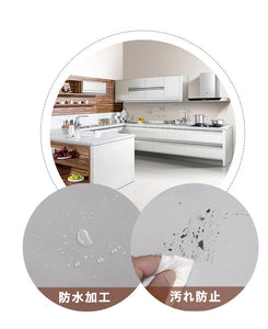 壁紙シール　リメイクシート 60x500cm　シルバー 高品質 防水 はがせる　家具 リフォーム　トイレ キッチンインテリア家具 小物 補修 賃貸OK！