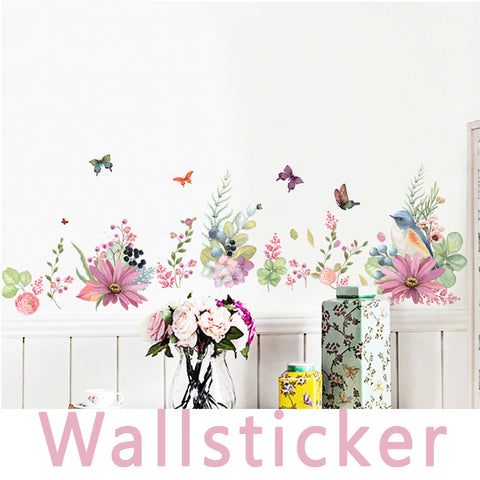 ウォールステッカー 花 木 植物  壁飾り壁紙シールwallsticker 貼ってはがせる シール  北欧 オシャレ  壁紙 身長計 子供 アニマル 窓 風景 動物 猫 海 キッチン スイッチ 英字 星 鳥 魚 音符 階段 アルファベット 文字 玄関 ドアシール