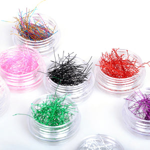 ネイル　糸　極細糸 カットタイプ 各種　繊維　糸　ワイヤーアート　セーター風ネイル/ネイルアート/アートアクセサリー/ネイルパーツ/メタルスタッズ/メタルパーツ/ネイルネイル用品