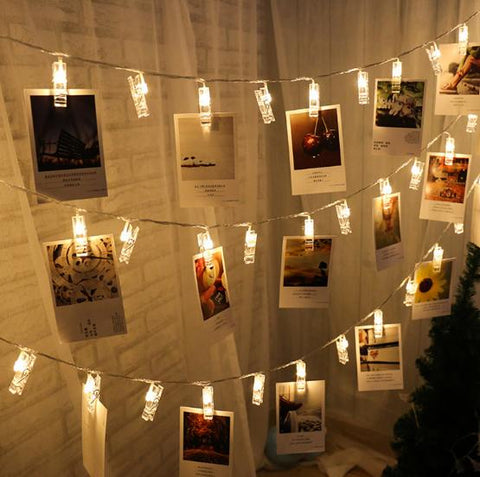 LED ライト 写真用 クリップ式 イルミネーション3M20灯 電球 クリスマス新年　結婚式　誕生日　パーティー 飾り お祝い DIY インテリア　USB式写真用　クリップ式 イルミネーション バレンタインの飾りインテリア照明　おしゃれ　イベント