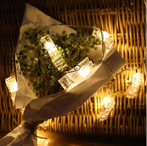 LED ライト 写真用 クリップ式 イルミネーション3M20灯 電球 クリスマス新年　結婚式　誕生日　パーティー 飾り お祝い DIY インテリア　USB式写真用　クリップ式 イルミネーション バレンタインの飾りインテリア照明　おしゃれ　イベント