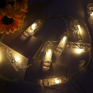 LED ライト 写真用 クリップ式 イルミネーション3M20灯 電球 クリスマス新年　結婚式　誕生日　パーティー 飾り お祝い DIY インテリア　USB式写真用　クリップ式 イルミネーション バレンタインの飾りインテリア照明　おしゃれ　イベント