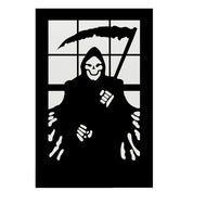 ウォールステッカーハロウィン 死神　モノクロ  HALLOWEEN 　怨霊　ハロウィン　壁紙　装飾　怖い　恐怖　ウォールペーパー　シール　 壁紙 はがせる 剥がせる 壁紙/子供部屋/ 装飾 おしゃれ