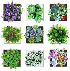 ウォールステッカー 花 植物　壁紙　シール　グリーン　リーフ　観葉植物、額縁、 鉢植え 壁の装飾 おしゃれ 北欧 ポスター シール　ウォールステッカー トイレ壁紙　おしゃれ リビング 洗面所玄関  テレビの廻りに貼る 店舗 インテリア雑貨 賃貸OK