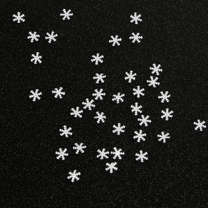 ホログラム 雪の結晶 ホワイト 2ケース入り 　オーロラ　乱切り　ジェルネイル セルフネイル　レジン封入 パーツ ハンドメイド クラフト モチーフ