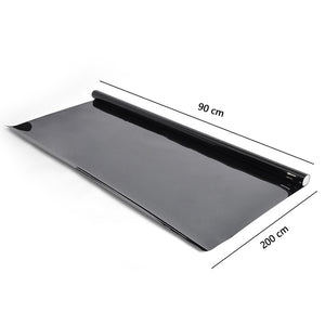 窓断熱シートマジックミラー 窓 目隠し シートブラック90cm x200cm　透明断熱フィルム 建築建物 業務用ガラスシート窓ガラスフィルム 目隠し窓のサングラス省エネフィルム めかくしシートガラスフィルム 窓ガラス 窓断熱 遮熱ガラスシート
