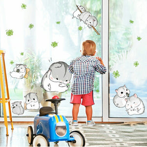 ウォールステッカー 動物 ハムスター 部屋 リビング ファッション おしゃれ インテリア リフォーム 模様替え送料無料