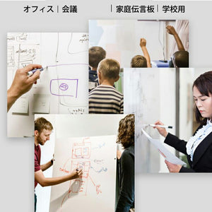 ウォールステッカー 透明 ホワイト　ボードシート ステッカー 貼ってはがせる　壁掛け落書きDIY 透明 ホワイトボードシート60cm×200cmの超大判! 壁に貼れる シール 子供 落書き 掲示板 伝言板 塾 会議室 オフィス 勉強 仕事　入学式・卒業式　【nlife_d19】送料無料